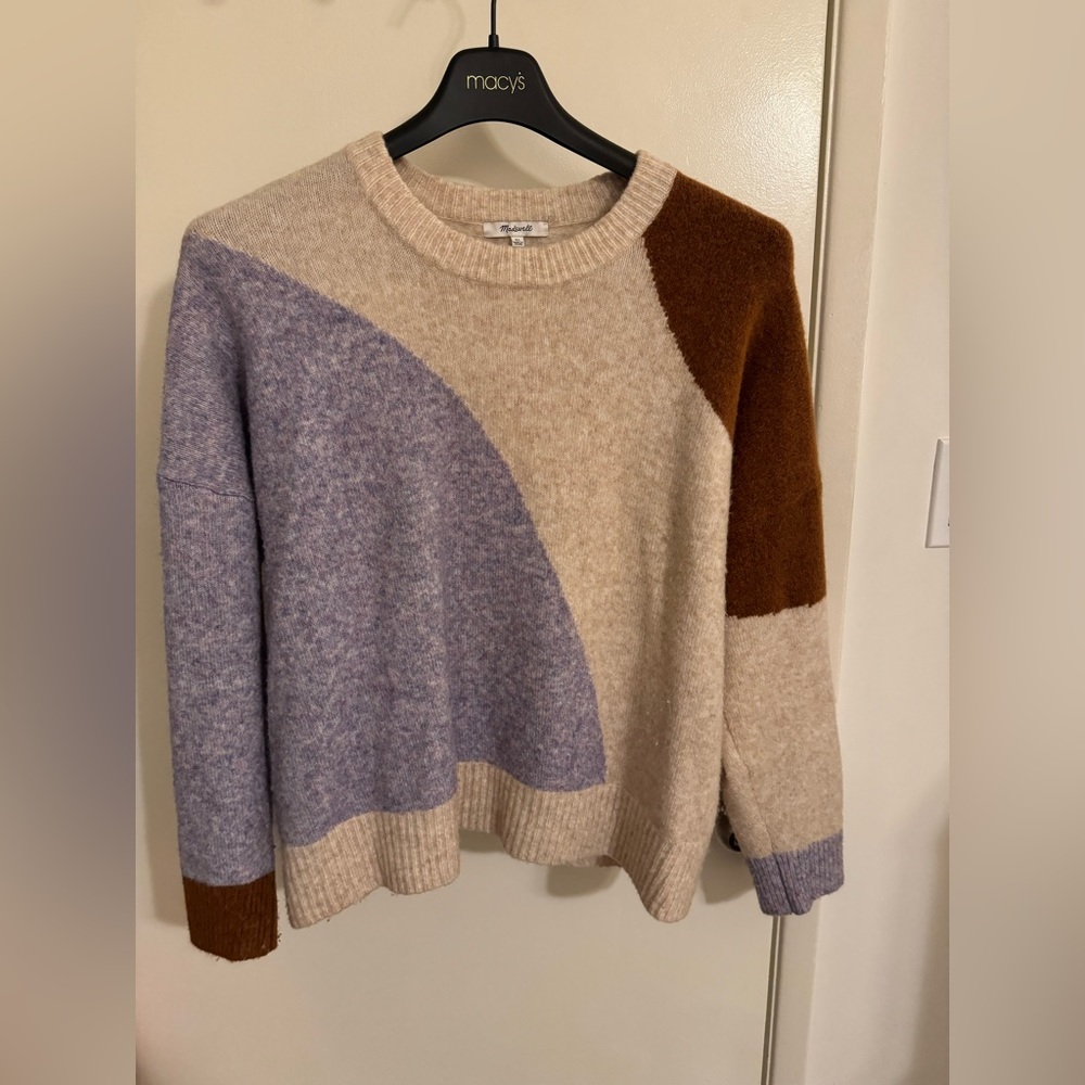 Madewell Colorblock Pullover Sweater